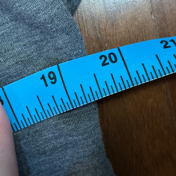 Freely Gray V Neck Long Sleeve Top with Ladder Cutout Back - Women's - Picture 7 of 7